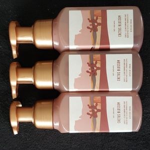 >3 Bath & Body Works CACTUS BLOSSOM Gentle Foaming Hand Soap